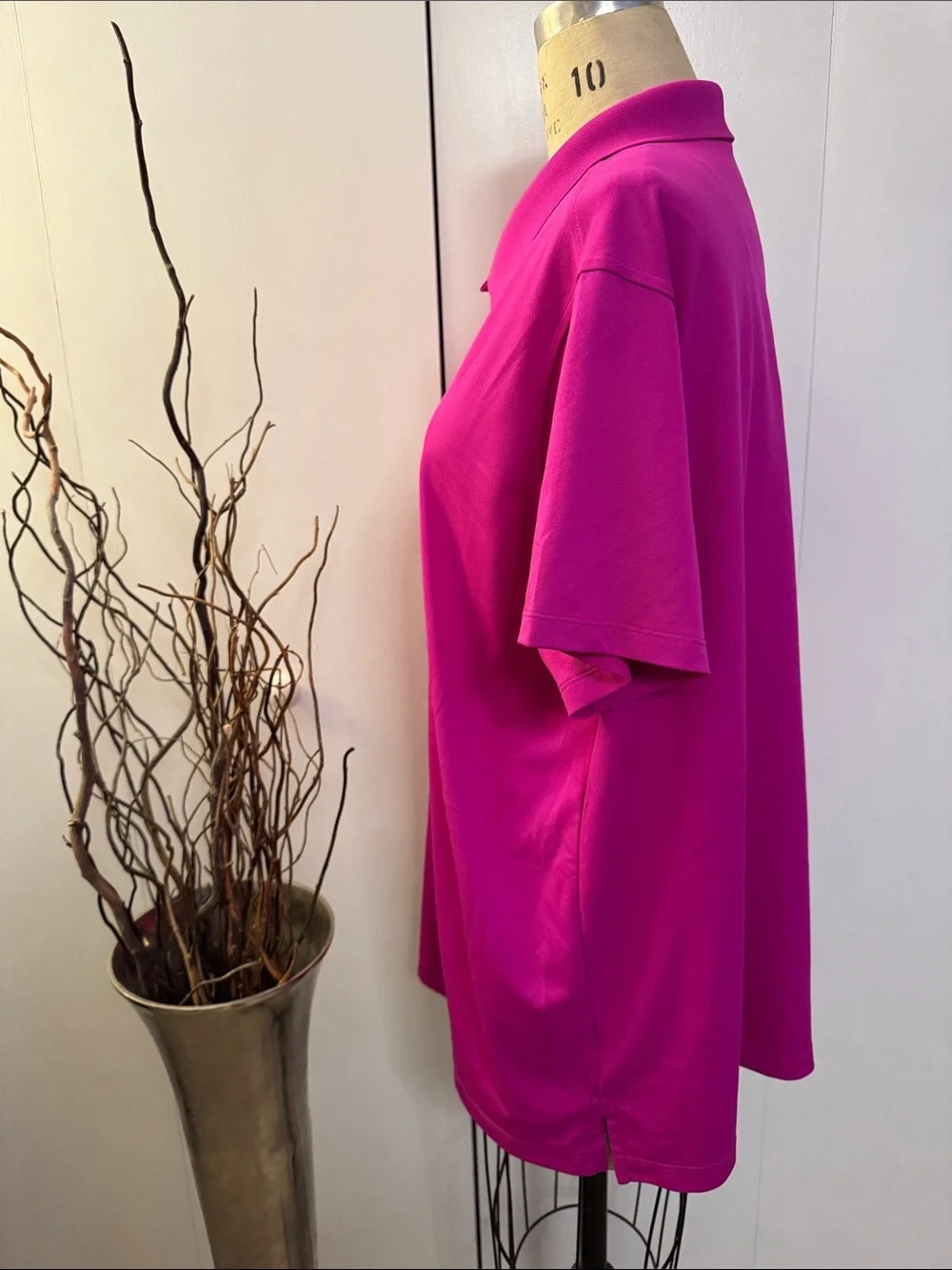 Lands' End Pink Outfitter Polo - Picture 3 of 5